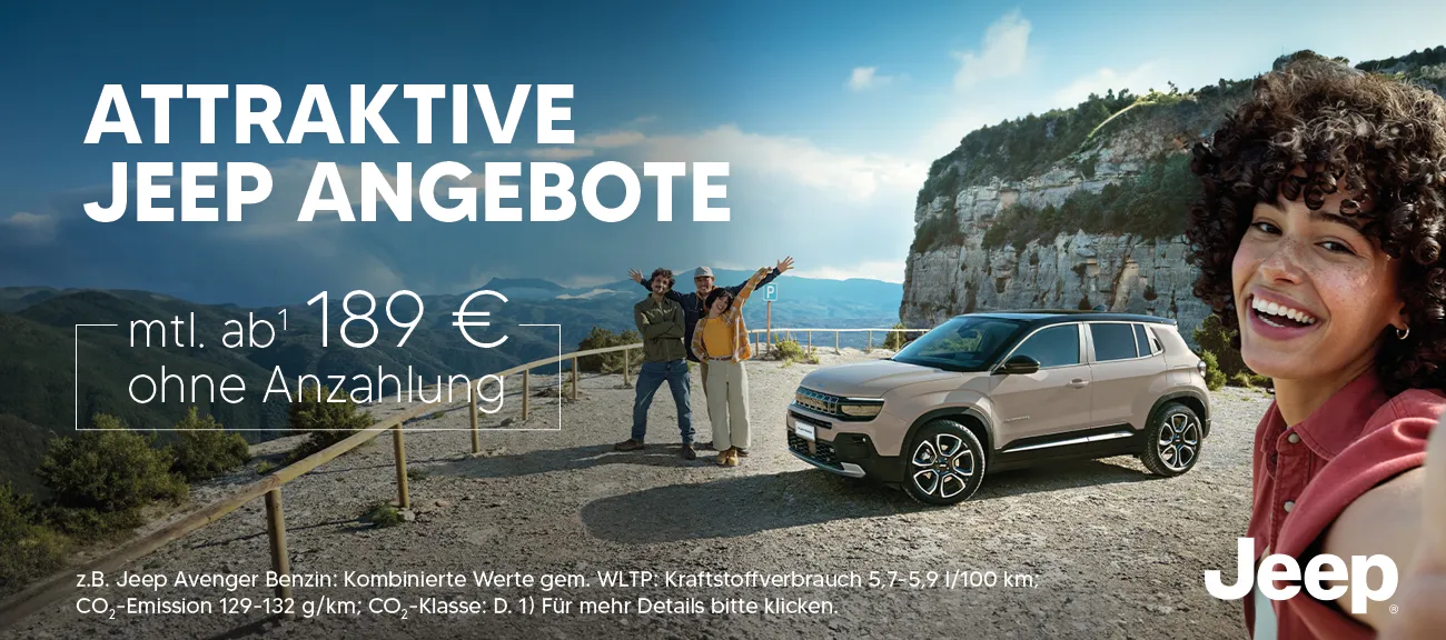 Jeep Jahresstart Angebote 2025