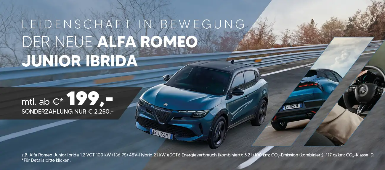 Der neue Alfa Romeo Junior Ibrida