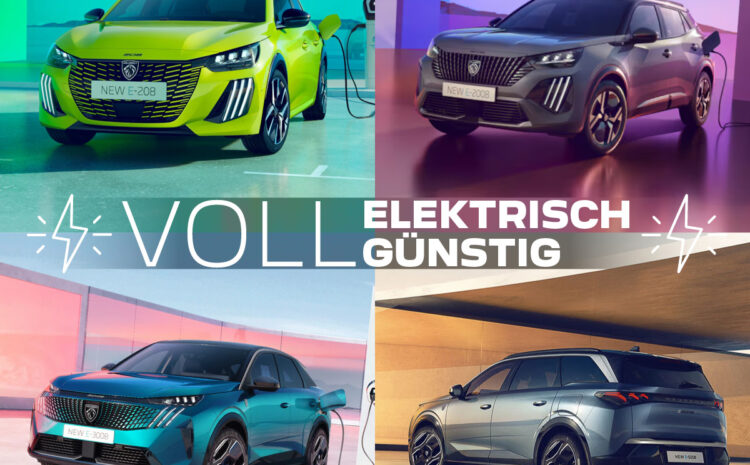  Peugeot Elektro Power Leasing