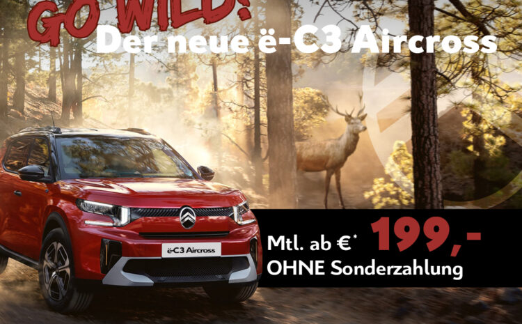  neuer Citroen ë-C3 Aircross